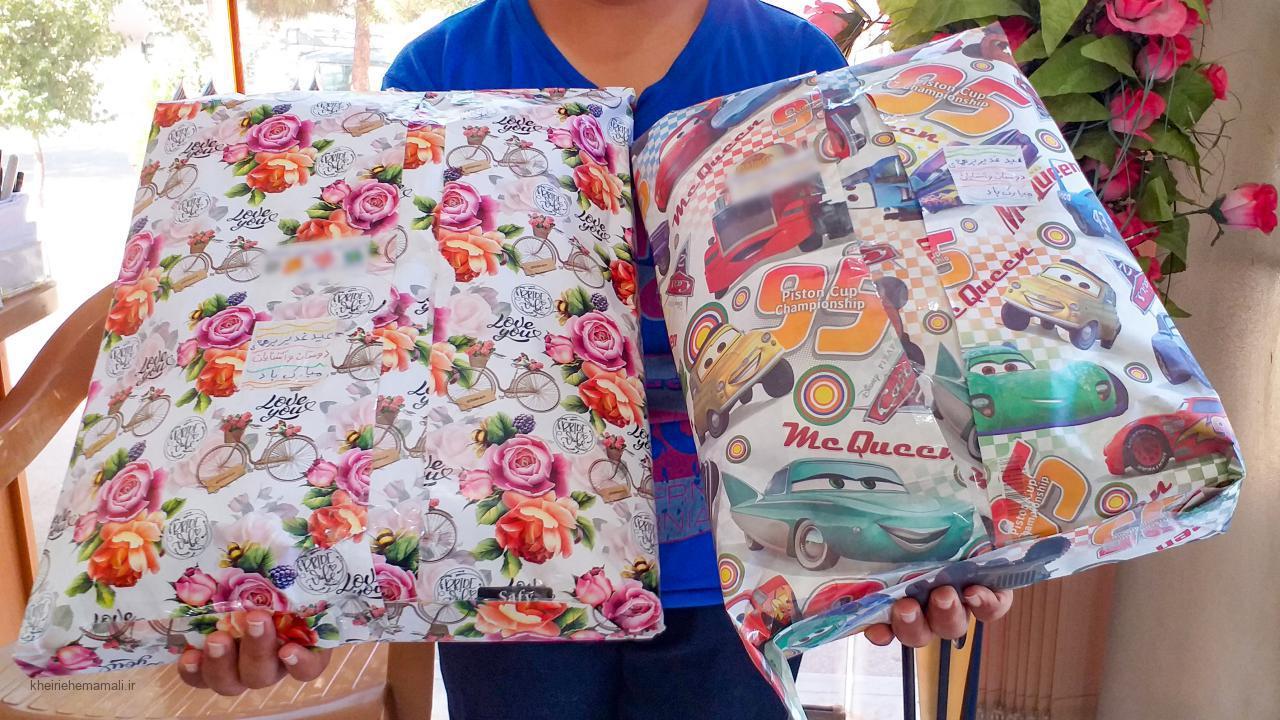 عیدی به 42 کودک نیازمند به مناسبت عید غدیر